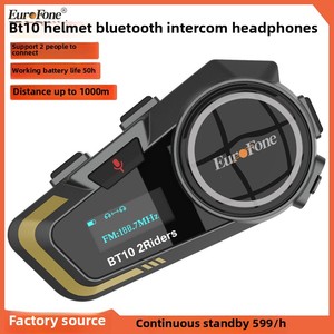 Nouveau Casque Moto <span class=keywords><strong>Europhone</strong></span> BT10 Moulé sur Mesure pour Intercom, Casque de Conduite Étanche avec Communication Sans Fil, Garantie 12 Mois - Product Image 6