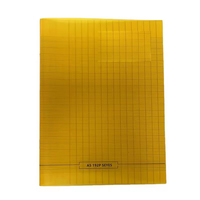 Cahier d'exercices scolaire, cahier de composition, cahier de travail, reliure à agrafes personnalisée, couverture en PP couleur, A5, 192 pages, lignes Seyes françaises