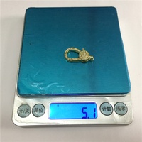 Nouveauté 2026 : Composants et accessoires de bijouterie – Grand fermoir mousqueton en cuivre plaqué or 18 carats pour bijoux