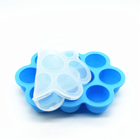 Moule de congélation en silicone réutilisable sans BPA, anti-fuite, 10 compartiments, avec couvercle, pour le stockage du lait maternel et la préparation de repas maison pour bébé