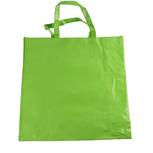 Special Purpose Bags custom logo foldable pp woven shopping bag for market