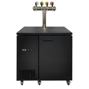 Distributeur de bière Kegerator avec tour de robinets