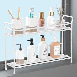Bathroom vanity shelf, toilet countertop cosmetics and toiletries rack, ultra-narrow <b>gap</b> drain rack in <b>the</b> bathroom - Product Image 3