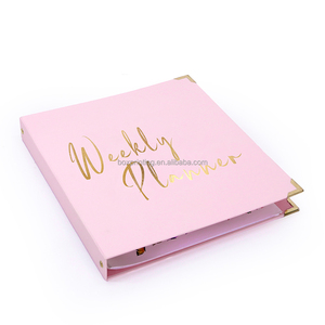 Libro e organizzatore di <span class=keywords><strong>Wedding</strong></span> <span class=keywords><strong>Planner</strong></span> a fogli mobili per la sposa per essere un regalo di fidanzamento perfetto rosa per coppie di genere neutro - Product Image 6