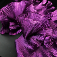 Nouveau design Tissu plissé imprimé pour couture DIY, robe en maille, décoration intérieure, rideau