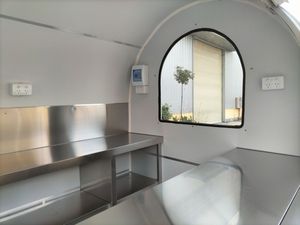 Remolque de Comida Móvil en Venta, Modelo Redondo de Tamaño Mini, Remolque de Comida de Food Truck a la Venta - Product Image 6
