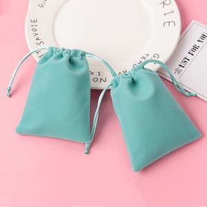 Bolsa de terciopelo con logotipo estampado personalizado, regalo de dulces de boda, bolsa con cordón, vela de Perfume, joyería, bolsa de gamuza, ropa interior, bolsa de terciopelo - Product Image 5