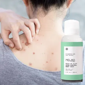 Macchie trattamento Spot Back-Up controllo dell'acne corpo nebbia salicilico olio Spray per il controllo del rossore del corpo posteriore Acne Spray