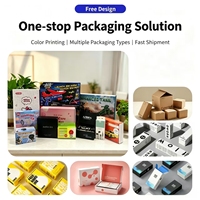 Mini boîte d'expédition et de colisage en carton argenté métallisé de luxe pour photocard Kpop et emballage cadeau de bonbons avec logo personnalisé