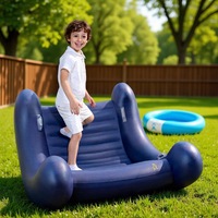 Fauteuil à bascule gonflable en peluche pour enfants, durable et écologique, avec poignées, technologie de relaxation ergonomique, flocage professionnel ODM
