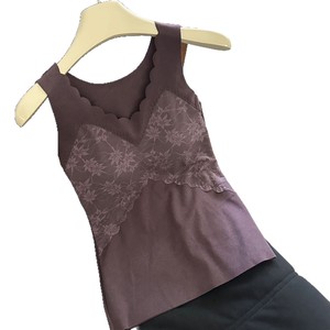 Canotta Termica Invernale Elasticizzata, Moda Taglie Forti, Top Caldo con Reggiseno Integrato, Intimo Termico Femminile - Product Image 5