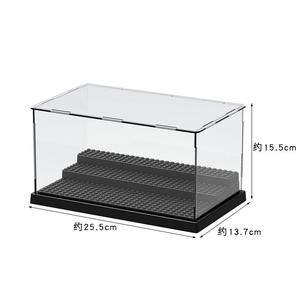 Khối Xây Dựng Bằng Nhựa Hộp Trưng Bày Trưng Bày Trong Suốt Vỏ Chống Bụi Đứng Trưng Bày Số Liệu - Product Image 1