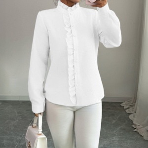 Camisa Elegante de Manga Larga con Botones para Mujer, a la Moda - Product Image 6