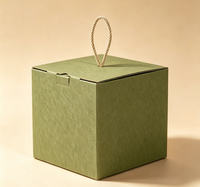 Boîte cadeau rectangulaire en papier kraft avec fermeture magnétique, en carton ondulé recyclable, emballage portable pour gâteaux, biscuits, cadeaux