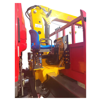 Grue montée par camion mobile du prix usine 4Ton SQS100 4T grue hydraulique de bras