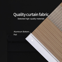 Stores enrouleurs manuels en métal KYOK 2025, nouveau style européen simple, avec tringles à rideaux, design Art Déco, durables et robustes