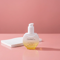 Nouvelle conception personnalisée, flacon pompe en verre de luxe pour sérum cosmétique, flacon de fond de teint, emballage vide pour lotion et sérum de soin de la peau, 30 ml