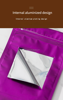 Sachet Doypack Personnalisé Réutilisable de Qualité Alimentaire avec Fenêtre Transparente et Fermeture Zip pour Chips, Pizza et Snacks, Impression Gravure