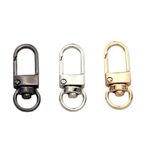 Small <b>Door</b> Latch Zinc Alloy <b>Spring</b> Buckle U Shaped Keychain Bag Hook DIY Hardware Accessory Durable - Product Image 5