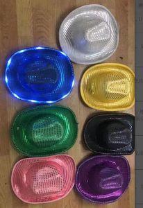 Wholesale Rechargeable LED Party Cowboy <b>Hats</b> Multi Color Light up <b>Hats</b> <b>for</b> Adults Perfect <b>for</b> Birthday Christmas Party - Product Image 6