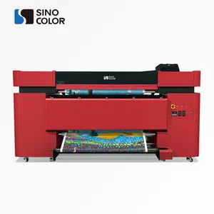 Chine fait 1.8m i3200 i1600 tête 2400dpi CMJN drapeau boîte à lumière panneau d'affichage direct à l'imprimante à encre de sublimation de colorant polyester