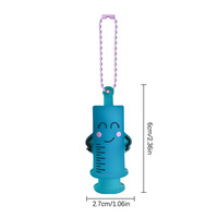 Porte-clés ouvre-bouteille en silicone sur le thème de la soins infirmiers, cadeau souvenir de dessin animé pour la Journée des infirmières, les conférences médicales et les anniversaires d'hôpitaux