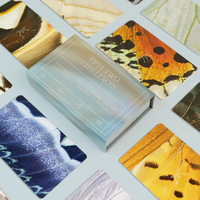 Boîte de jeu de cartes magnétiques personnalisée avec estampage doré, en papier écologique, design durable pour le défi du papillon, couleurs personnalisables