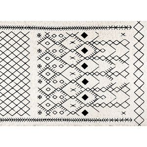 Tapis Idan à motif géométrique en fibre de polyester, adapté à l'aspiration, pour la maison, le salon, la chambre, revêtement de sol - Product Image 2