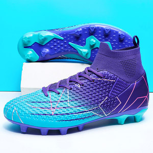 Nuevas <span class=keywords><strong>Botas</strong></span> <span class=keywords><strong>de</strong></span> Fútbol <span class=keywords><strong>de</strong></span> Talla Grande con Parte Superior <span class=keywords><strong>de</strong></span> Malla Transpirable, Zapatos Profesionales para Partidos con Suela <span class=keywords><strong>de</strong></span> TPU, para Hombre, Otoño, Juegos 5 contra 5 - Product Image 2