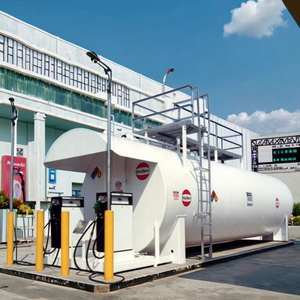15000l เก็บสารเคมีถังน้ำมันดีเซลสองชั้นสถานีบริการน้ำมัน - Product Image 1