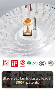 مروحة برج بلا شفرات كهربائية ذكية ساخنة وباردة منقي للهواء مع جهاز تحكم عن بعد - Product Image 6