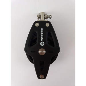 Poulie double maîtresse 60 mm avec roue de 12 mm de diamètre pour l'ancrage et l'amarrage des bateaux - Product Image 2