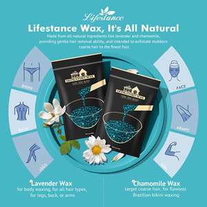 Kit di Cera Depilatoria Naturale Lifestance per Salone, <span class=keywords><strong>Ceretta</strong></span> <span class=keywords><strong>Brasiliana</strong></span> Indolore - Product Image 4
