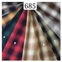 Coton madras tissu à carreaux hommes hiver automne saison chaud tissé Cvc fil teint flanelle imprimer rouge à carreaux Plaid tissu de chemise