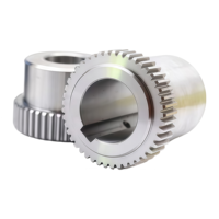 Accouplement d'engrenage NL usiné CNC en acier inoxydable de qualité certifiée ISO, personnalisation OEM, fourni par l'usine, alésage 30 mm, 2000 tr/min, 300 Nm