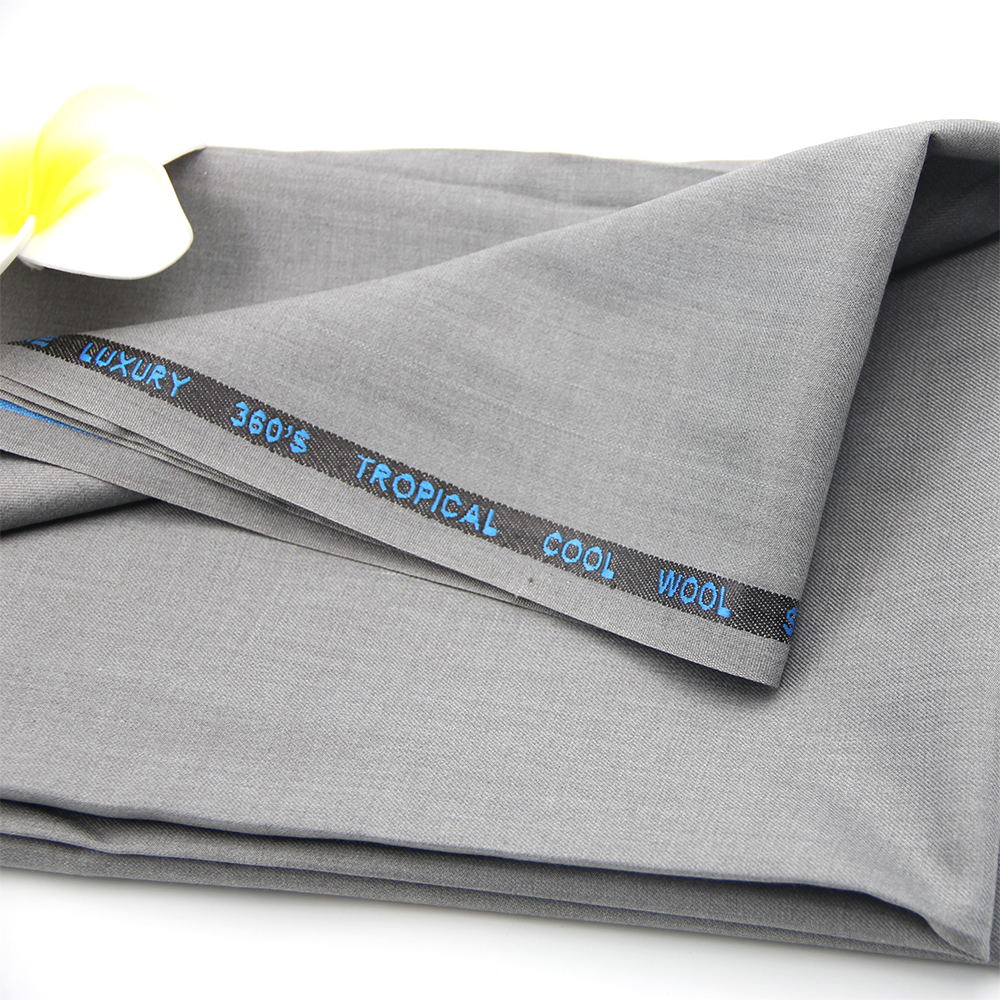 Высококачественная прочная модная саржевая ткань из полишерстяной ткани для костюма