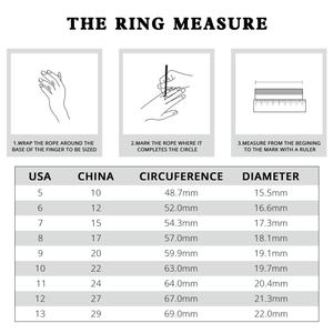 ชุดแหวนแต่งงานชุบโรเดียมเซอร์โคเนียสำหรับงานหมั้นทำจากเงินสเตอร์ลิง925หรู - Product Image 4