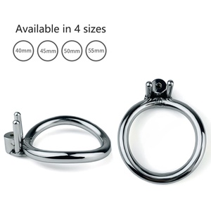Dispositivo de Castidad Masculino FRRK de Acero Inoxidable 304, Catéter Uretral, Cinturón de Bondage, Anillo de Castidad, Jaula para Pene - Product Image 5