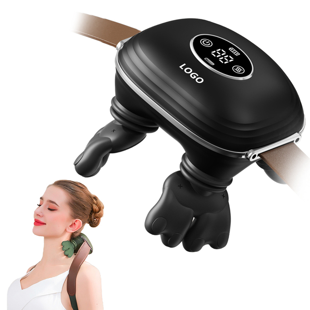 2026 Heat Electric Neck Massager Pillow Muscle Deep Tissue Kneading Neck Massager Shiatsu Neck and Shoulder Massager