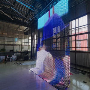 Programlanabilir Esnek <span class=keywords><strong>LED</strong></span> Şerit Perde ve Dijital <span class=keywords><strong>LED</strong></span> Şerit Ekran IP67 Su Geçirmez Noel <span class=keywords><strong>LED</strong></span> Mesh Ekran - Product Image 4