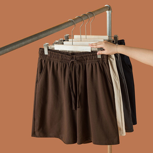 Pantalones Cortos Casuales para Hombre de Alta Calidad, 100% Algodón, 300g, con Logotipo Personalizado, para Gimnasio, Deportes, Running, Baloncesto, Holgados, con Cordón Ajustable - Product Image 2