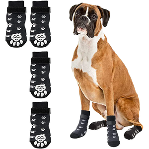 Calzini Antiscivolo per Cani, Scaldacapalle per Interni, Calzature per Animali Domestici, Calzini Traspiranti per Cuccioli, Coprigambe Antiscivolo Adatti per Cani di Taglia Media e Grande - Product Image 1