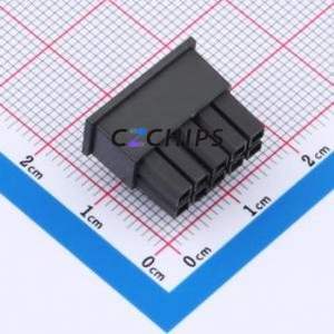 W30012K-10PB123 Housing (Wire-to-Board / Wire-to-Wire) P=3.03mm Connector 2x5P 3.03mm Micro-Fit (MX 3.0) 3.03mm - Product Image 2