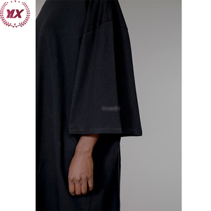 Nuovi <span class=keywords><strong>abiti</strong></span> Casual da <span class=keywords><strong>donna</strong></span> Oversize in stile dopamina in cotone 100% Maglietta larga con Logo personalizzato taglie forti da <span class=keywords><strong>donna</strong></span> - Product Image 6