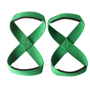2026 Custom Logo Deadlift Strap Heavy Duty <b>ABS</b> Non-Skid Silicone Material Workout Gym Training Powerlifting Wrist Straps Figure - Product Image 3