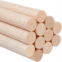 Unfinished Balsa Wood Sticks Unprocessed Flat Sticks Eco-Friendly DIY Model Craft Materials HJG Brand From Shandong
