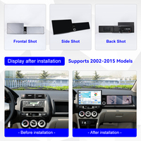 Écran double 13,1-12,3 pouces pour Honda Fit/City/EVERUS S1 2002-2015, autoradio Android Carplay, navigation GPS, système multimédia stéréo