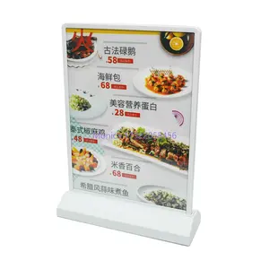 Rechargeable Led Light Box Sign Panel Model Advertising Display Easy to Change Poster Double Side Light Box For Dining Room
