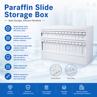 Armoire de rangement argentée Yushuoda pour blocs de paraffine, 28 tiroirs, capacité 5600 blocs, OEM, pour laboratoire d'histologie et de pathologie