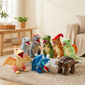 <span class=keywords><strong>Peluche</strong></span> Personalizado <span class=keywords><strong>de</strong></span> Tiranosaurio Triceratops, Juguete <span class=keywords><strong>de</strong></span> <span class=keywords><strong>Peluche</strong></span> <span class=keywords><strong>de</strong></span> Dinosaurio, Muñeco <span class=keywords><strong>de</strong></span> Tiranosaurio Rex para Niños, Niñas y Bebés, Regalo - Product Image 2